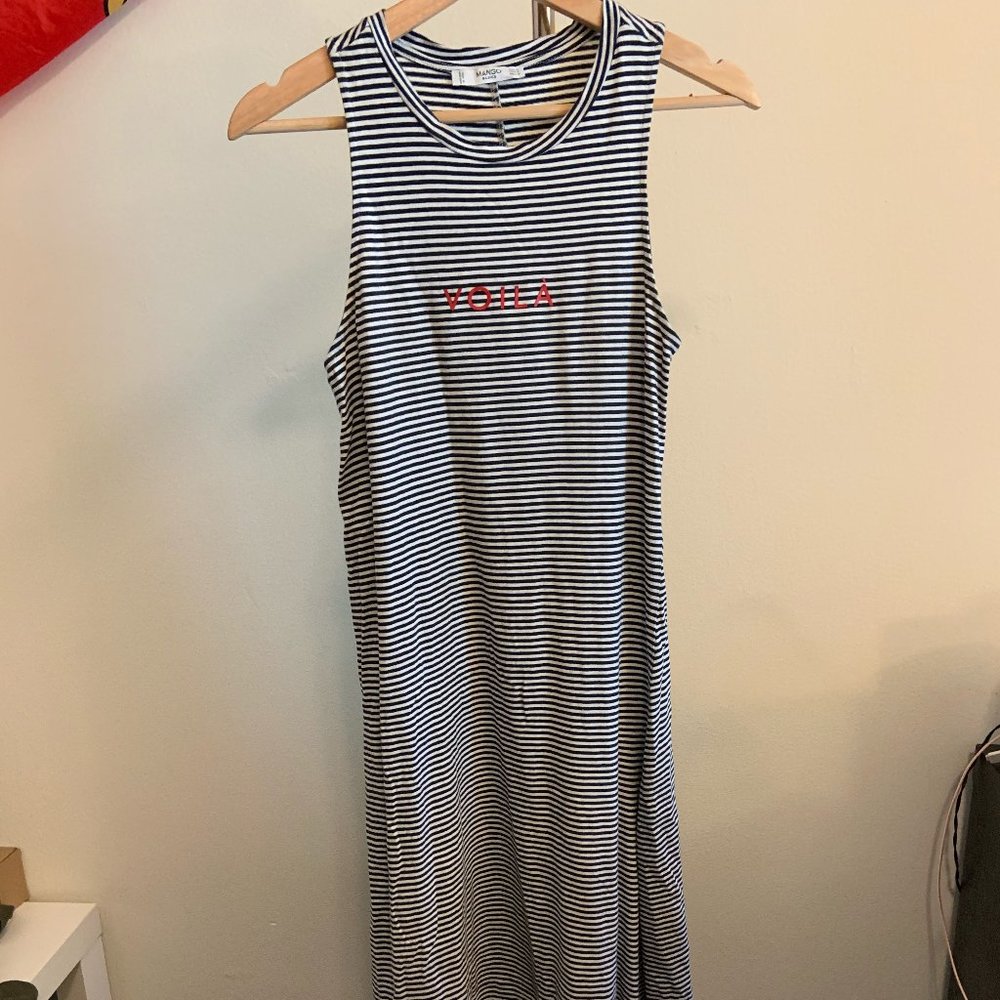 Mango striped one piece